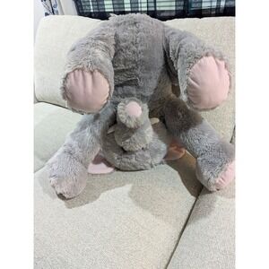 Elephant Plush Stuffed Animal Grey Pink Large 26 inch Hug fun Kowloon, Hong Kong